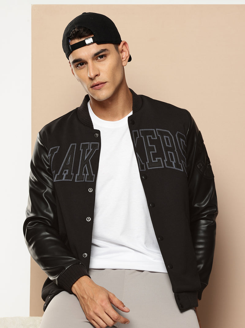 Los Angeles Lakers Black Varsity Jacket
