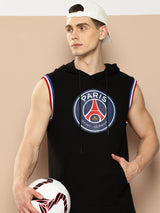 Paris Saint-Germain Classic Crest Sleeveless Hoodie