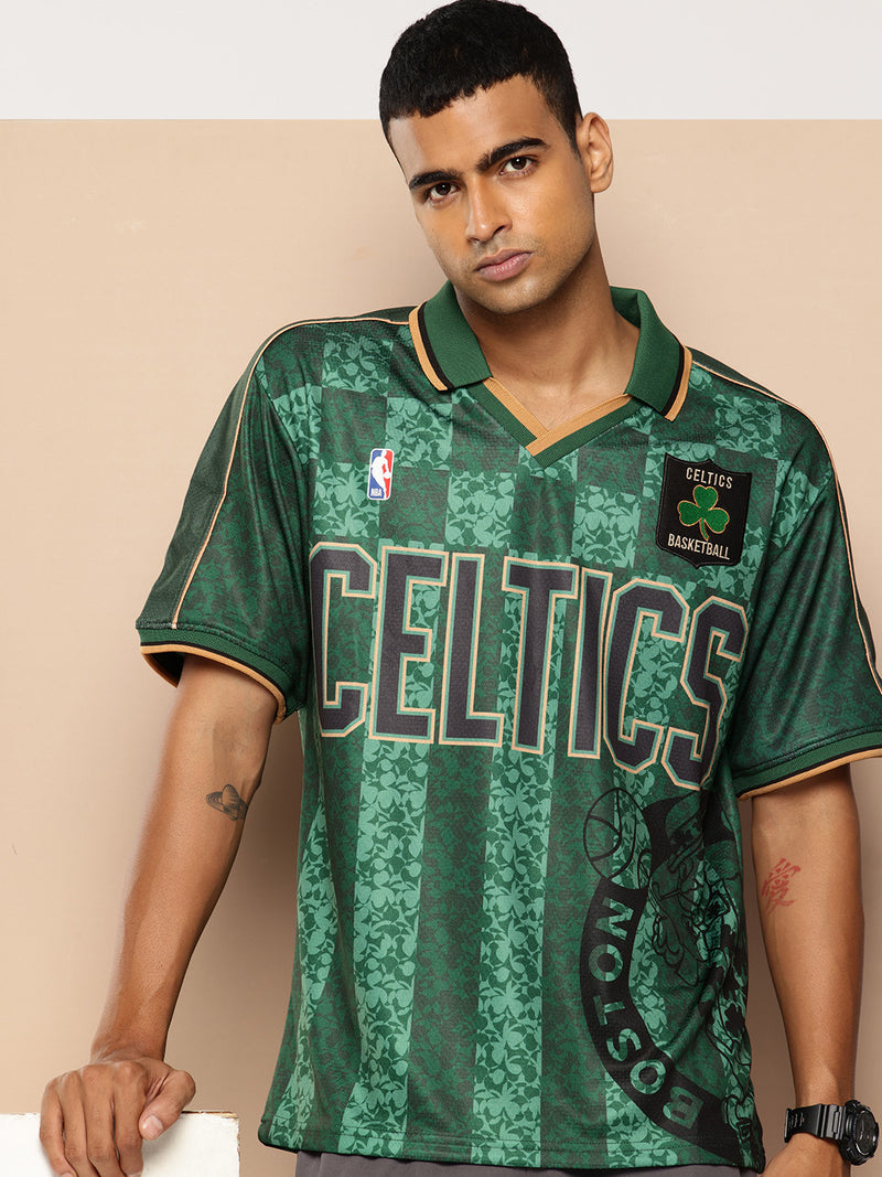 Boston Celtics Vintage Oversized Polo