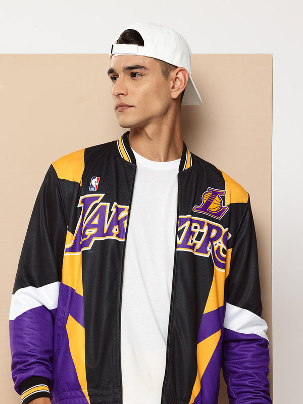 Los Angeles Lakers: Letterman Jacket - Purple – Shop The Arena