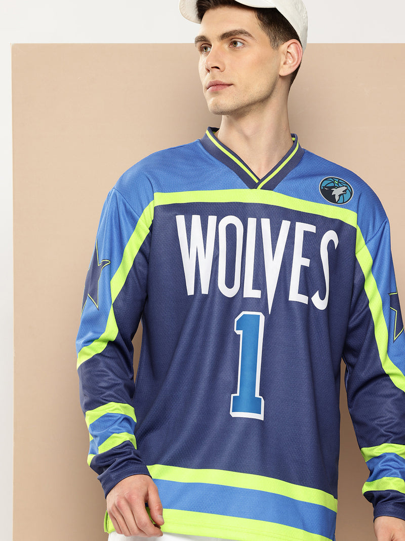 Anthony Edwards Full Sleeve Oversized Hockey Tee