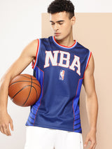 NBA: Athletic Sleeveless Jersey - Navy