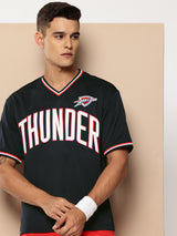 Oklahoma City Thunder V-Neck Oversized T-Shirt