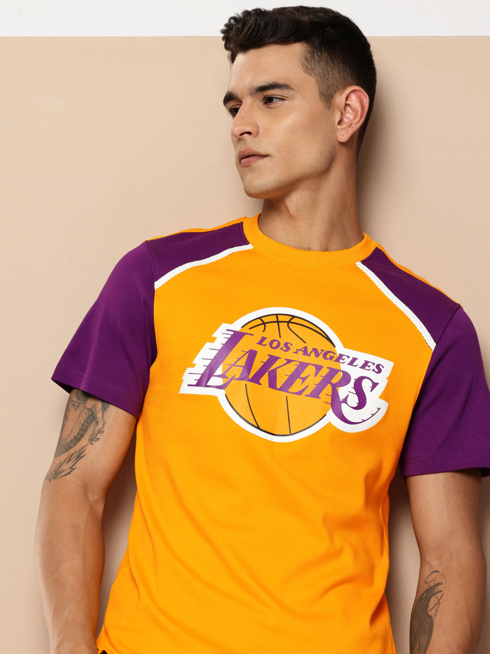 Los Angeles Lakers Printed Raglan T-Shirt – Shop The Arena