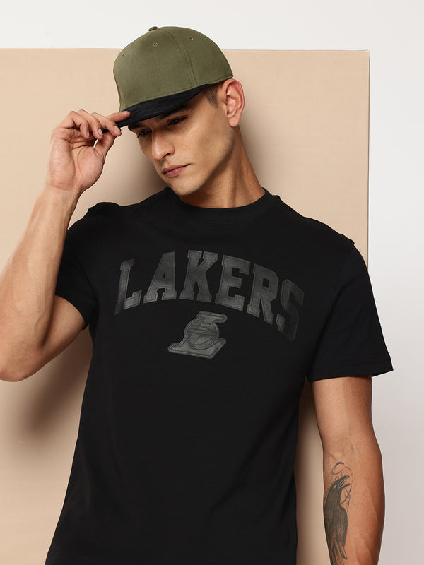 Los Angeles Lakers Monochrome Black T-Shirt