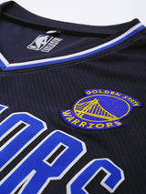 Golden State Warriors V-Neck Oversized T-Shirt