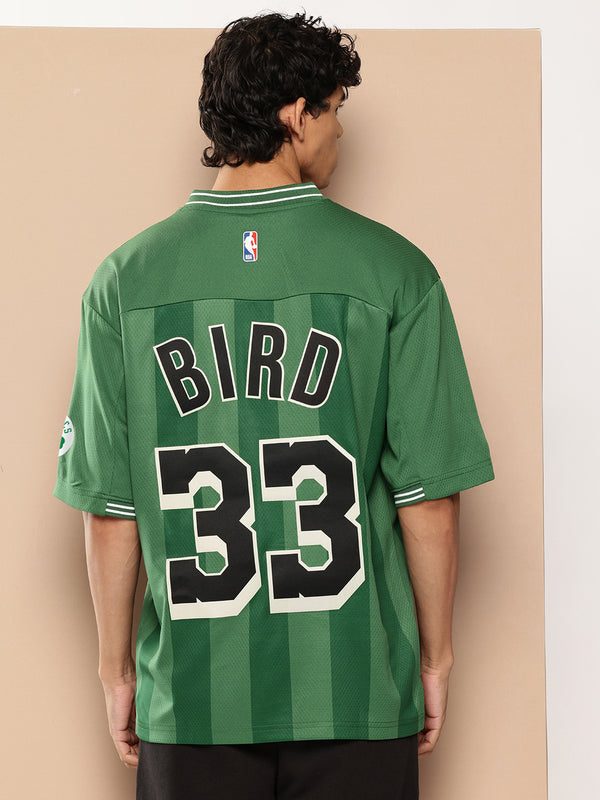 Larry Bird Vintage Football Oversized T-Shirt