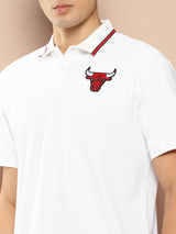 Chicago Bulls: Classic Polo White