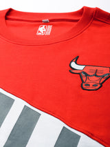 Chicago Bulls Cut and Sew Oversized T-Shirt