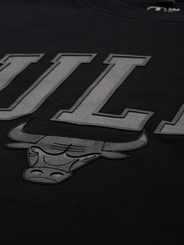 Chicago Bulls Monochrome Black T-Shirt
