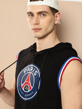 Paris Saint-Germain Classic Crest Sleeveless Hoodie