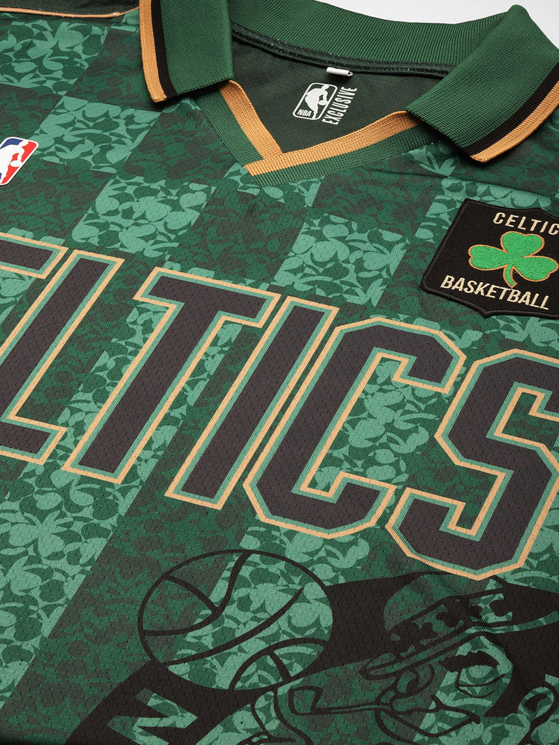 Boston Celtics Vintage Oversized Polo