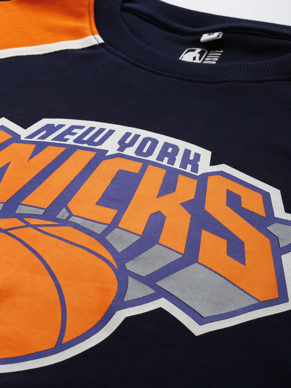New York Knicks Printed Raglan T-Shirt
