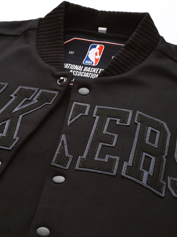 Los Angeles Lakers Black Varsity Jacket