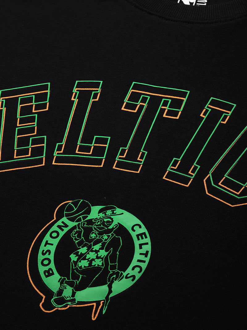 Boston Celtics Midnight Black Oversized T-Shirt