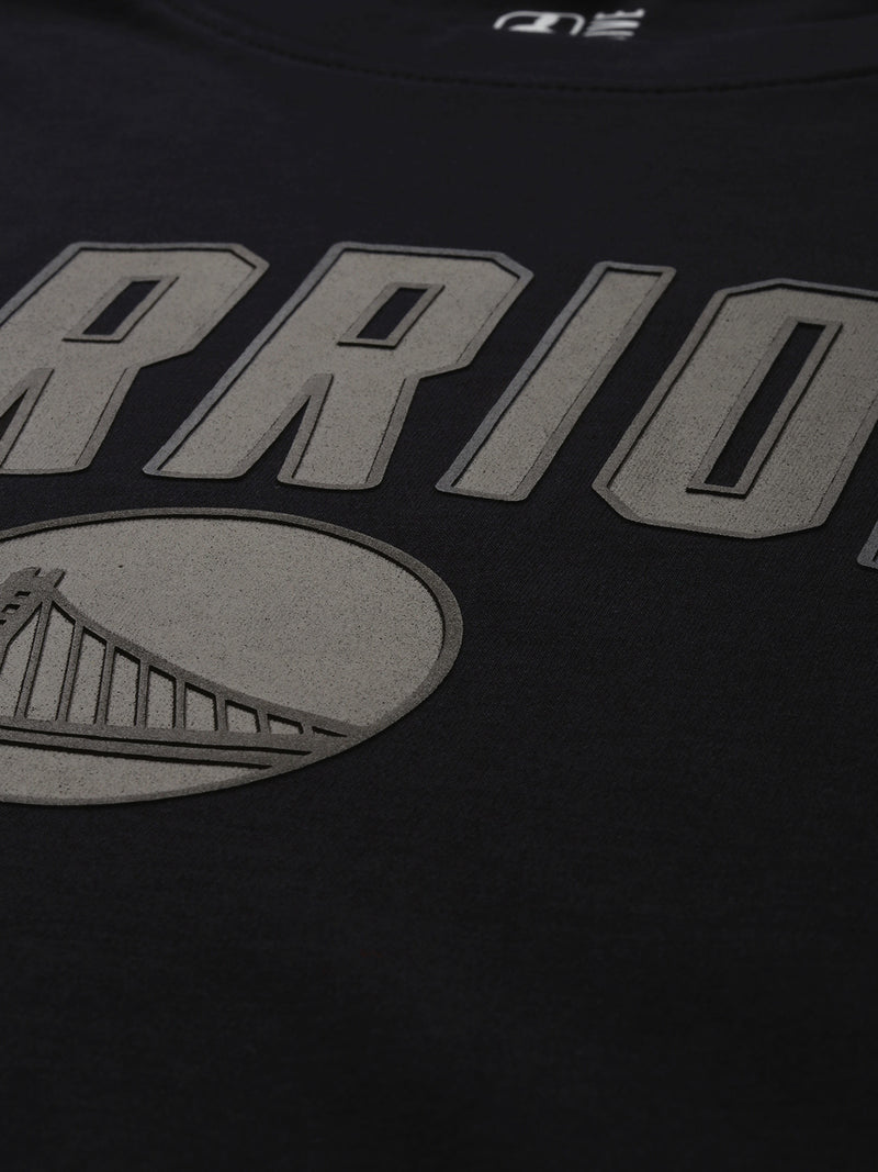 Golden State Warriors Monochrome Black T-Shirt