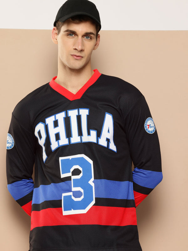 Allen Iverson Mesh Full Sleeve T-Shirt