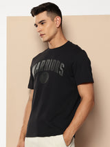 Golden State Warriors Monochrome Black T-Shirt