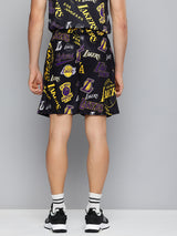 Los Angeles Lakers: Logo Mash Basketball Shorts