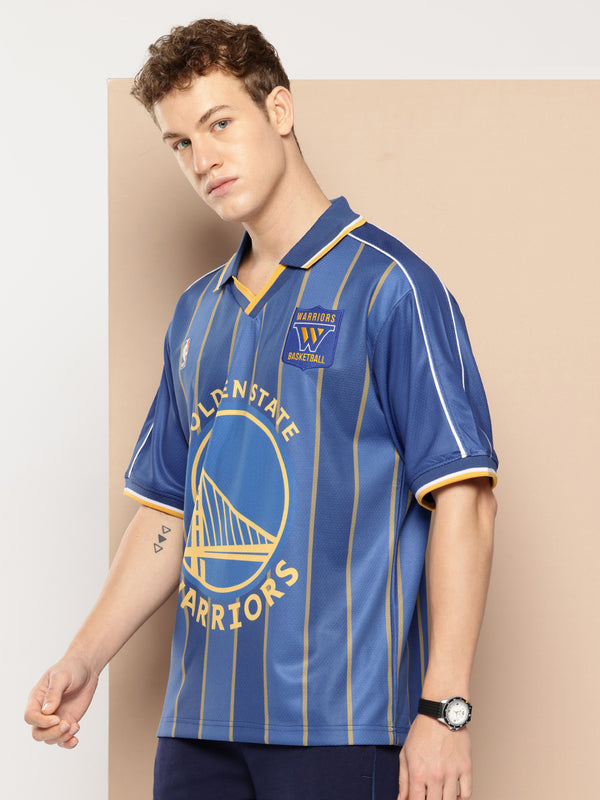 Golden State Warriors Vintage Oversized Polo