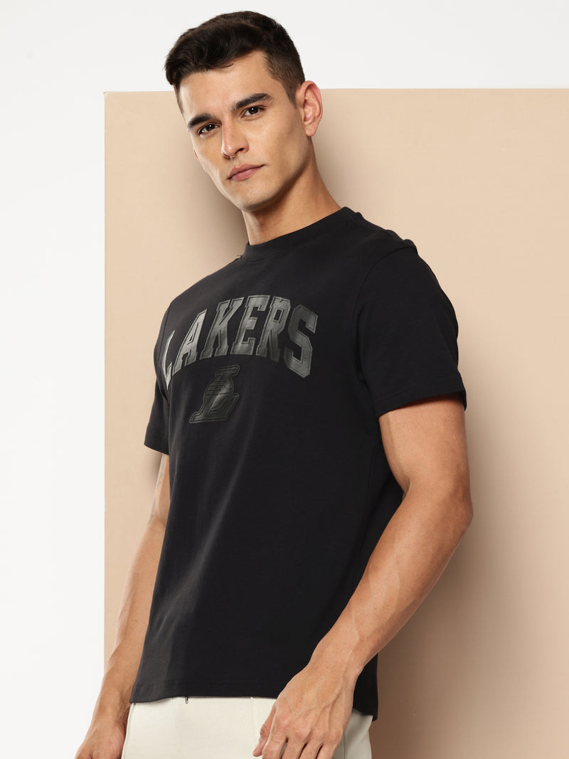 Los Angeles Lakers Monochrome Black T-Shirt