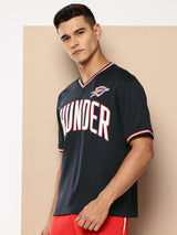 Oklahoma City Thunder V-Neck Oversized T-Shirt