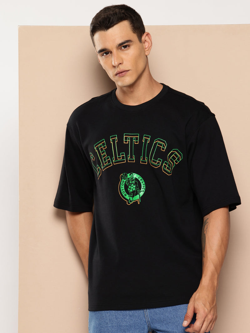 Boston Celtics Midnight Black Oversized T-Shirt