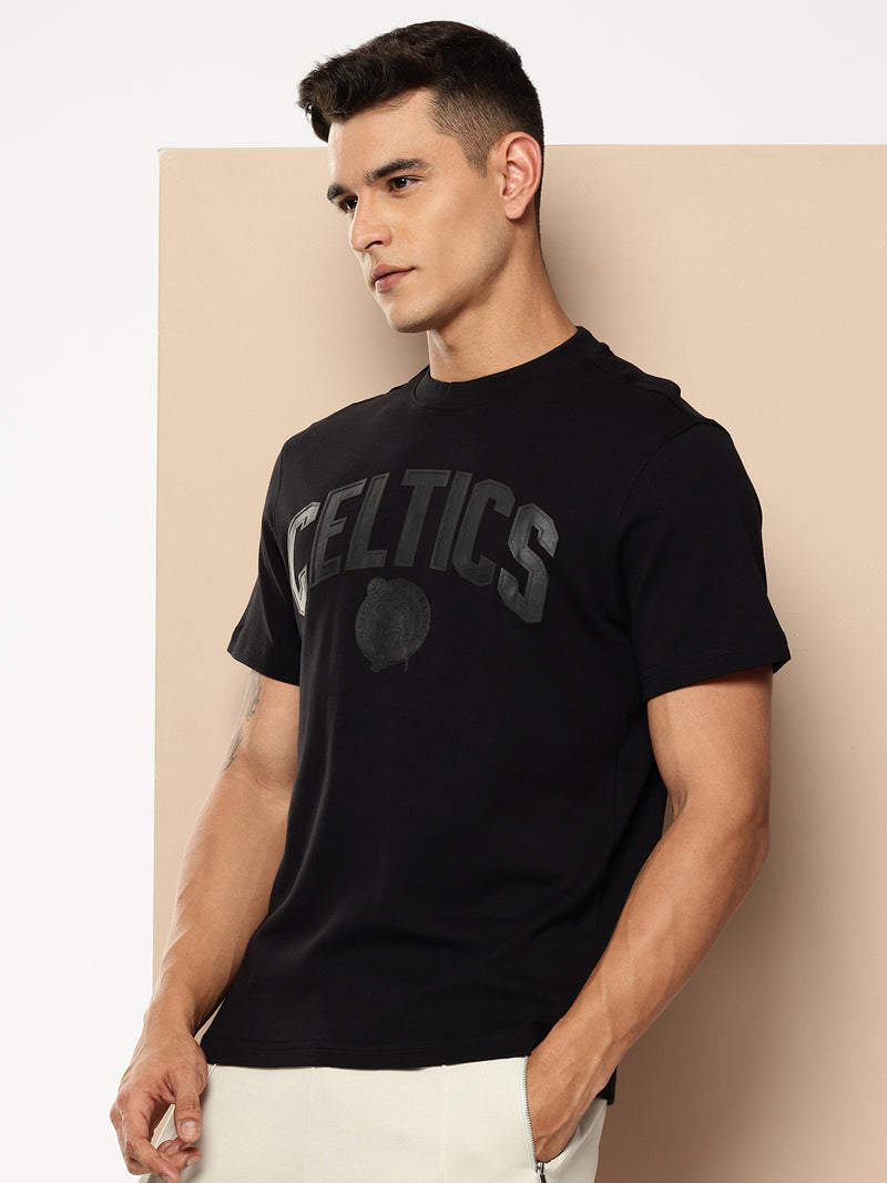 Boston Celtics Monochrome Black T-Shirt