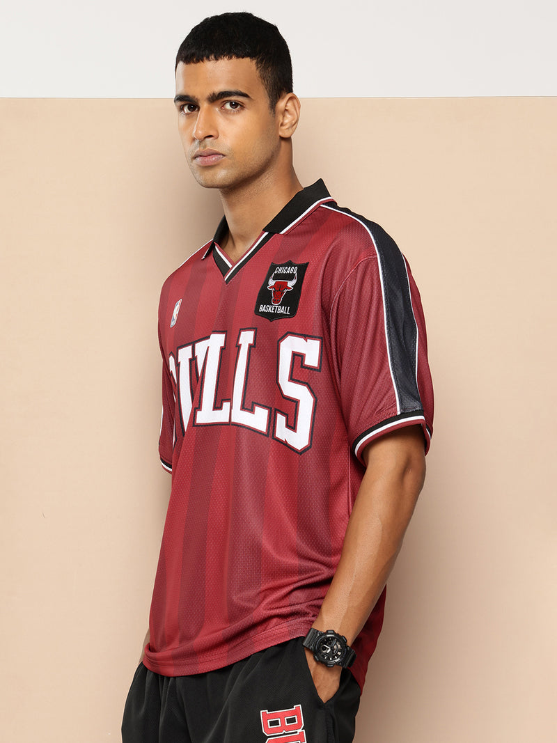 Chicago Bulls Vintage Oversized Polo