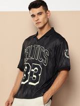 Larry Bird Vintage Football Oversized Polo