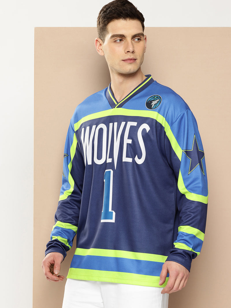 Anthony Edwards Full Sleeve Oversized Hockey Tee