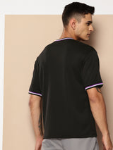 Los Angeles Lakers V-Neck Oversized T-Shirt