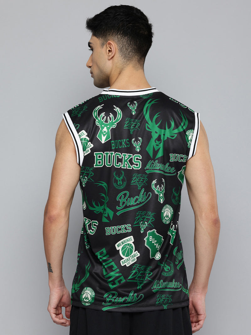 Milwaukee Bucks: Logo Mash Sleeveless Jersey