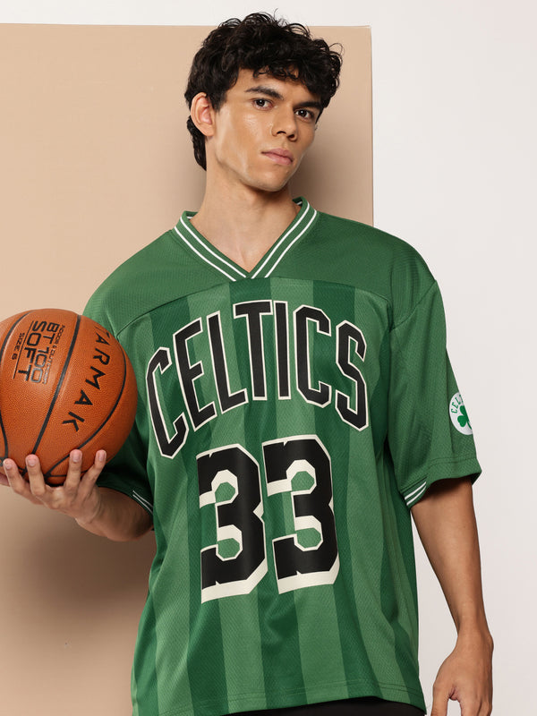 Larry Bird Vintage Football Oversized T-Shirt