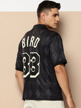 Larry Bird Vintage Football Oversized Polo