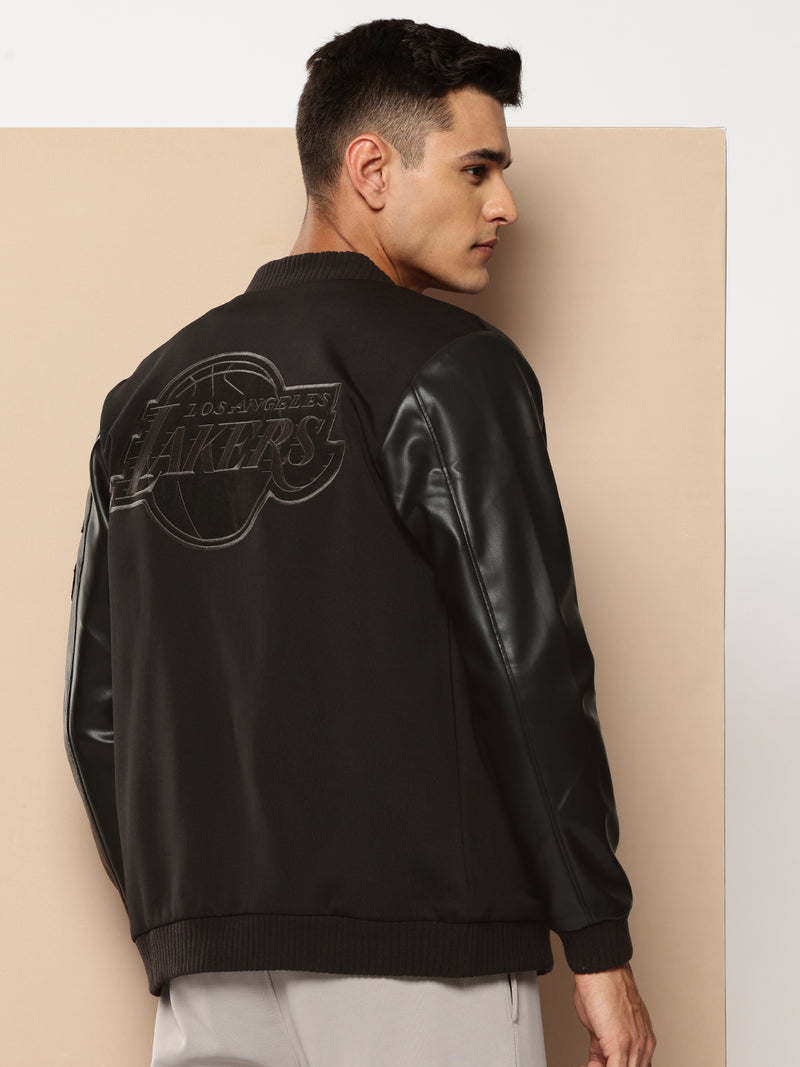 Los Angeles Lakers Black Varsity Jacket