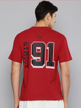 Dennis Rodman Classic Numbered Oversized T-Shirt