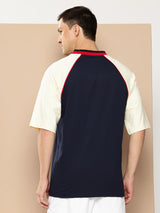 FC Barcelona Contrast Colour Oversized T-Shirt