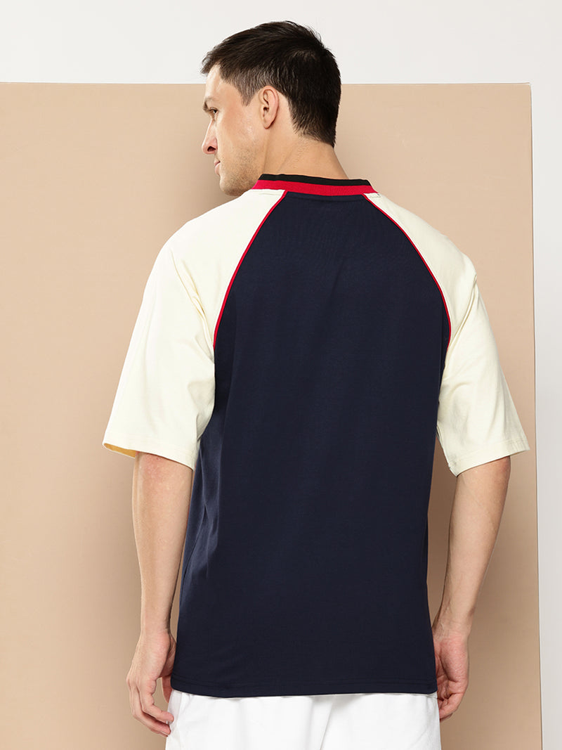 FC Barcelona Contrast Colour Oversized T-Shirt