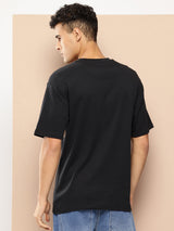 Lebron James Oversized Printed Black T-Shirt