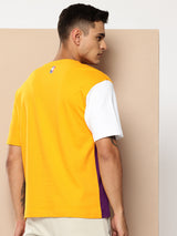Los Angeles Lakers Cut and Sew Oversized T-Shirt