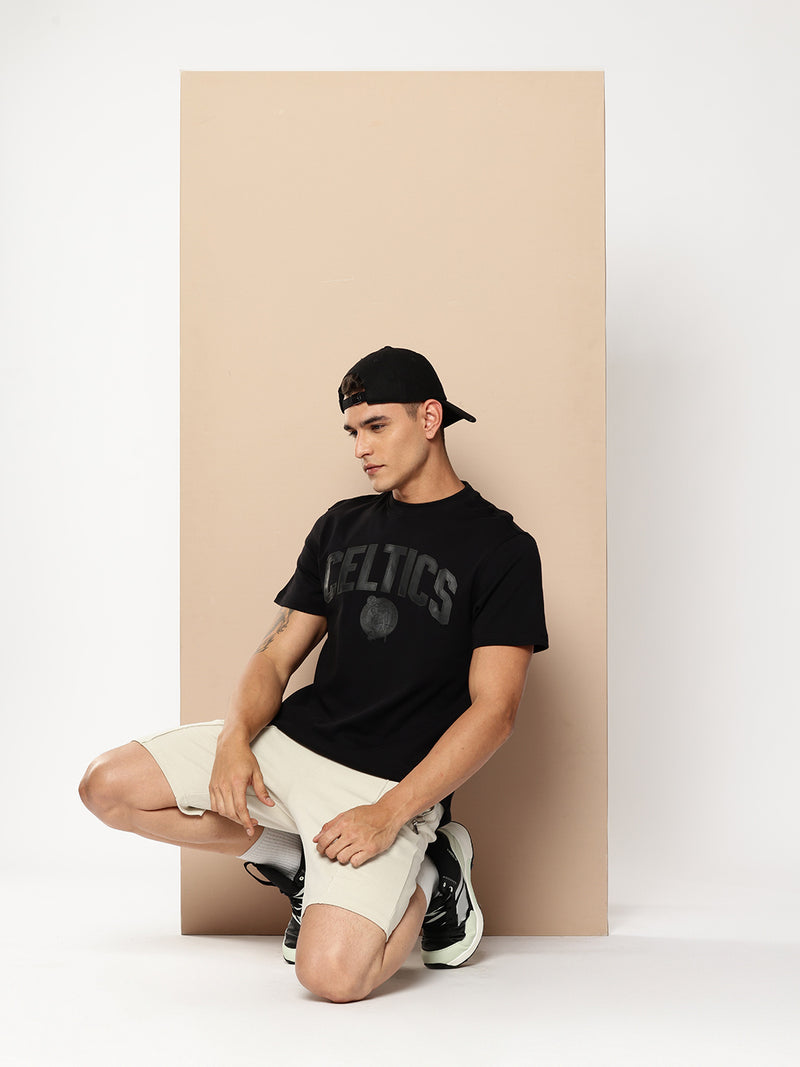 Boston Celtics Monochrome Black T-Shirt