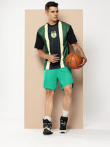 Milwaukee Bucks Striped Oversized T-Shirt