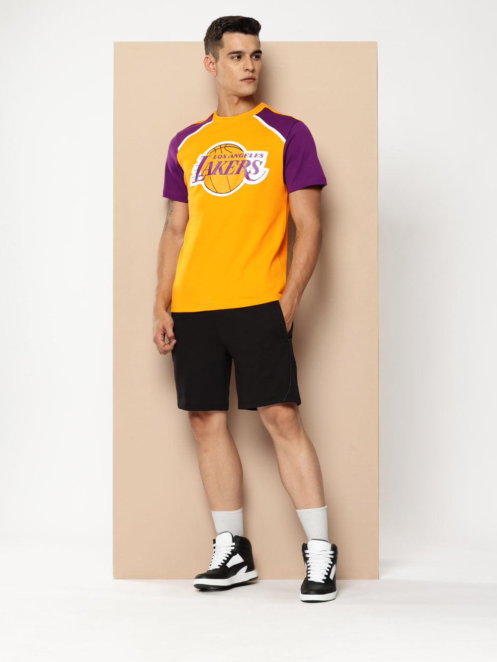 Los Angeles Lakers Printed Raglan T-Shirt – Shop The Arena