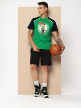 Boston Celtics Printed Raglan T-Shirt