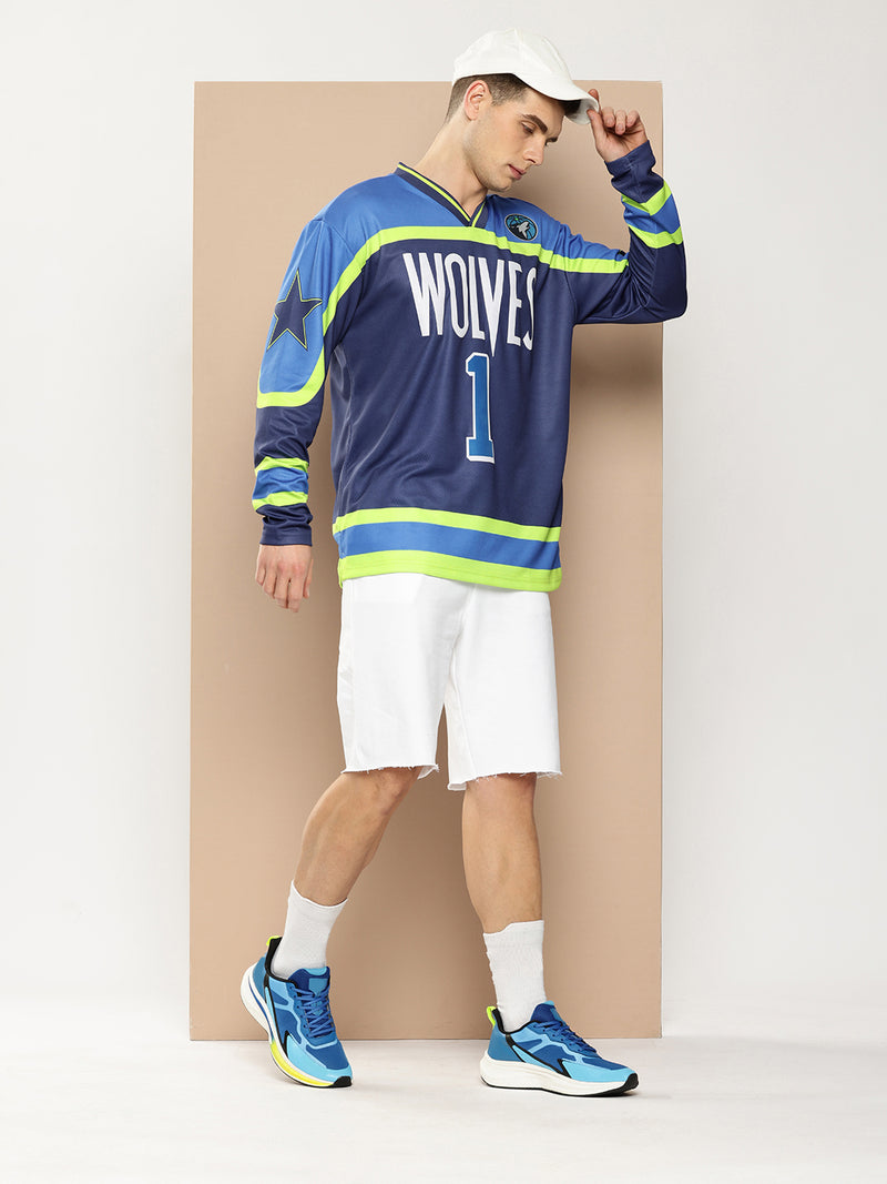 Anthony Edwards Full Sleeve Oversized Hockey Tee