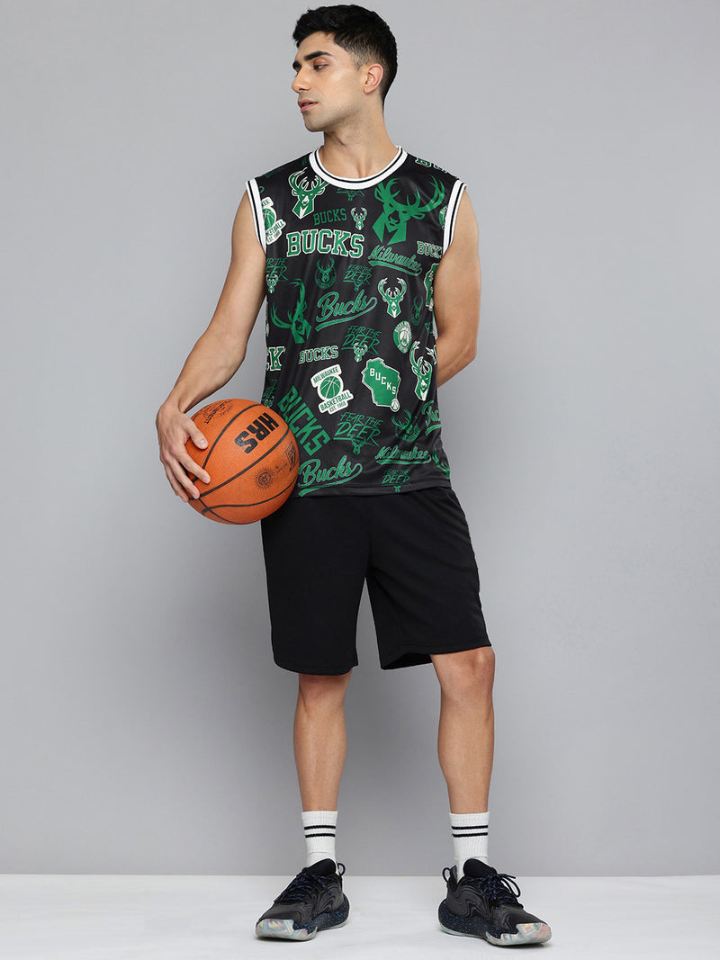 Milwaukee Bucks: Logo Mash Sleeveless Jersey