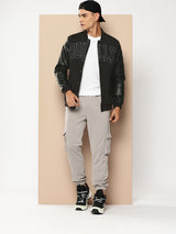 Chicago Bulls Black Varsity Jacket