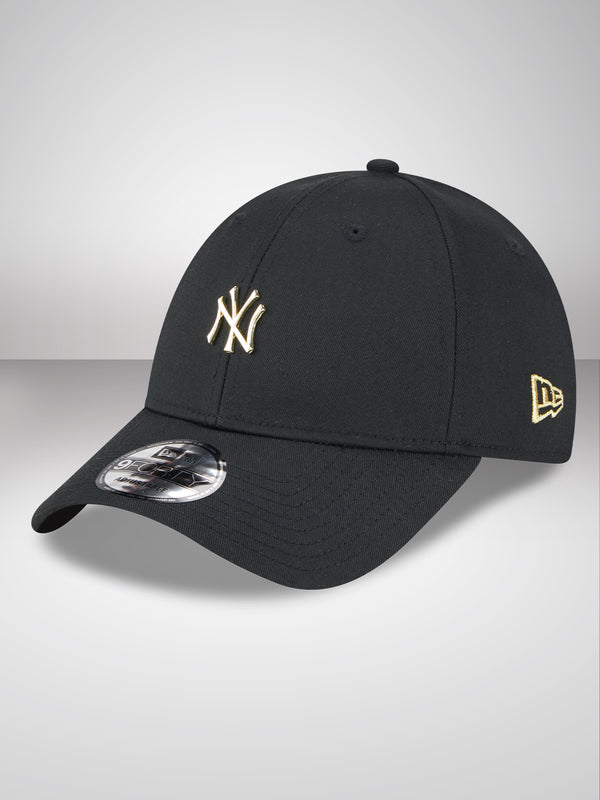 New York Yankees Pin Logo Black 9FORTY Adjustable Cap