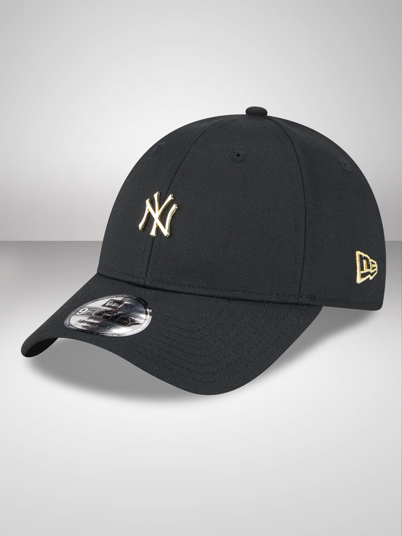 New York Yankees Pin Logo Black 9FORTY Adjustable Cap